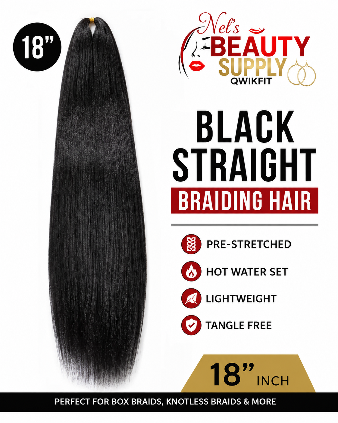 Braiding Hair Black