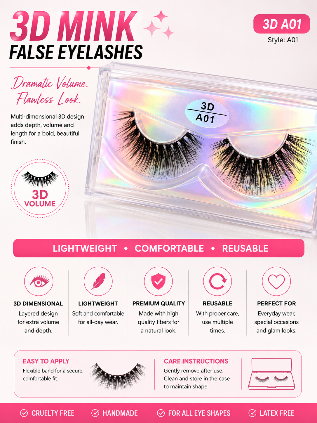 3D Mink Eyelashes