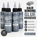 Hair extension bonding glue